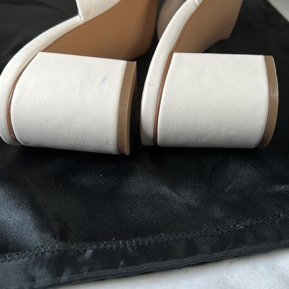 NEW Ann taylor Loft size 9 white sandel - Picture 7 of 7